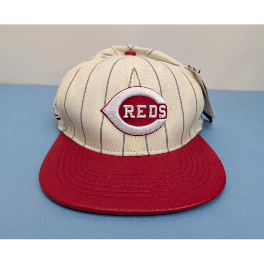 Pro Standard Cincinnati Reds Vintage Style Pinstripe Baseball Hat Cap NWT